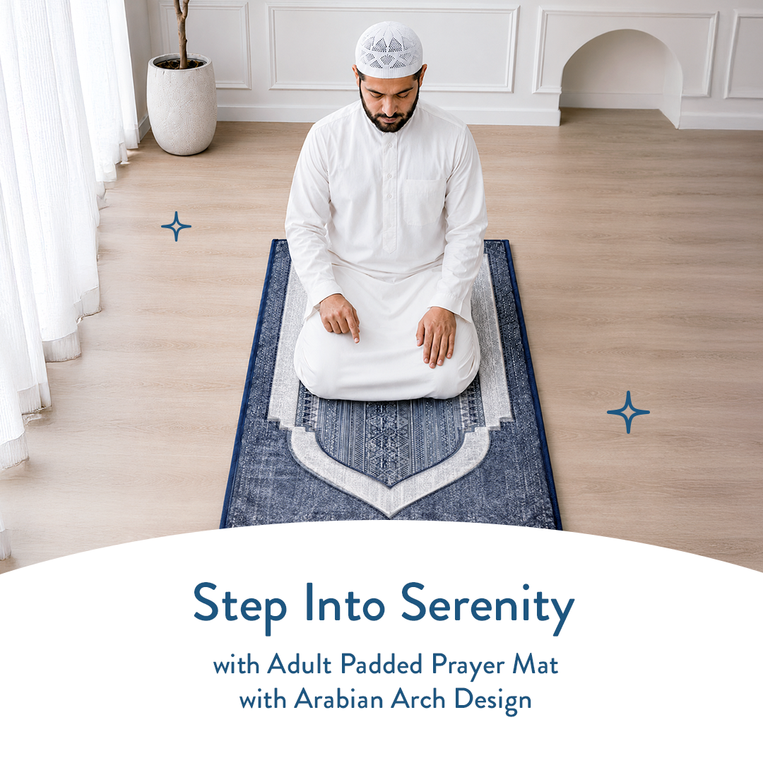 Arabian Arch Design | Adult Padded Prayer Mat