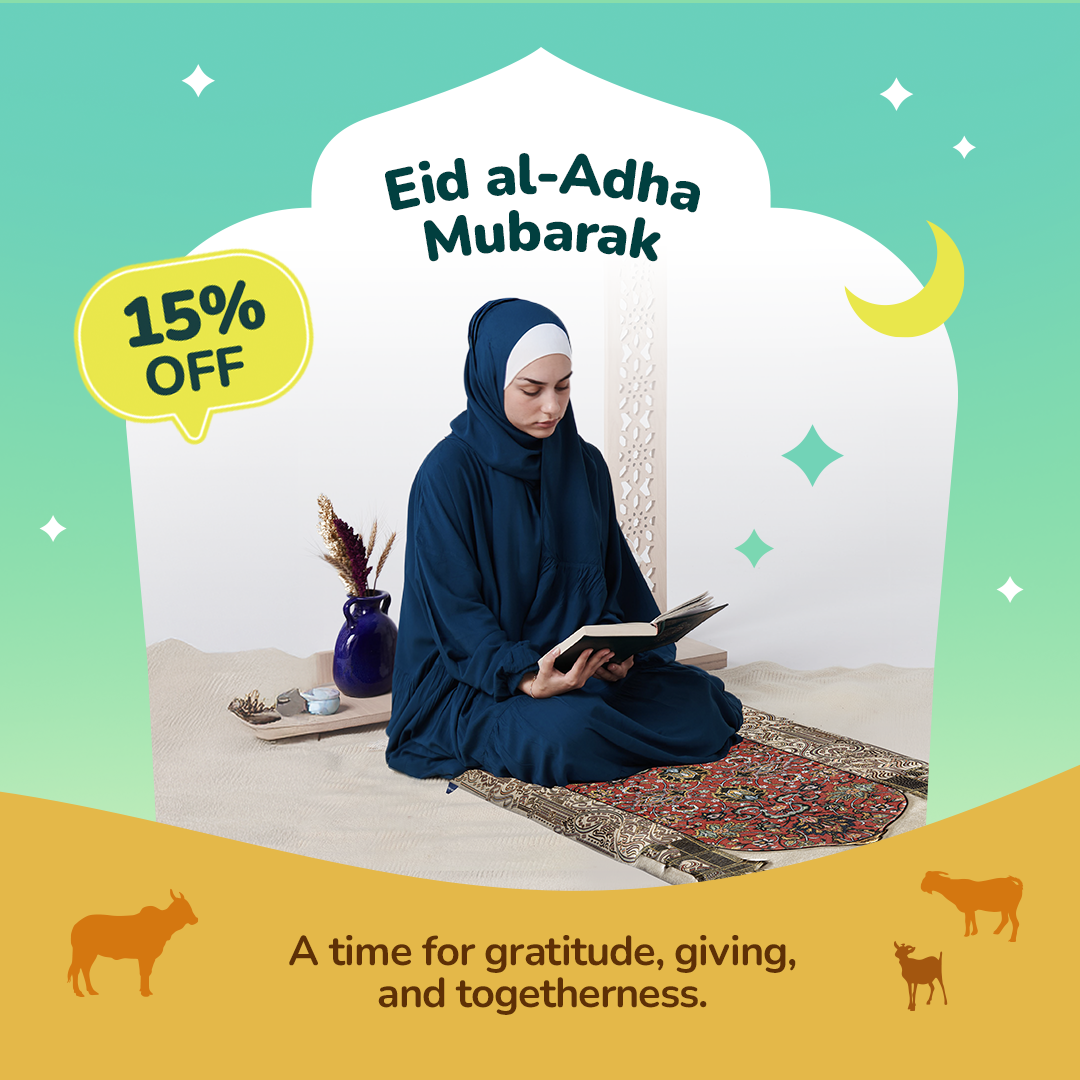Adult Padded Prayer Mat with Reddish Flory Design by Urban Rugs UK | Ramadan & Eid Gift