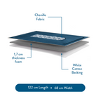 Royal Blue Design | Adult Embroidery Padded Prayer Mat