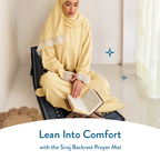Siraj Design | Adult Backrest Prayer Mat