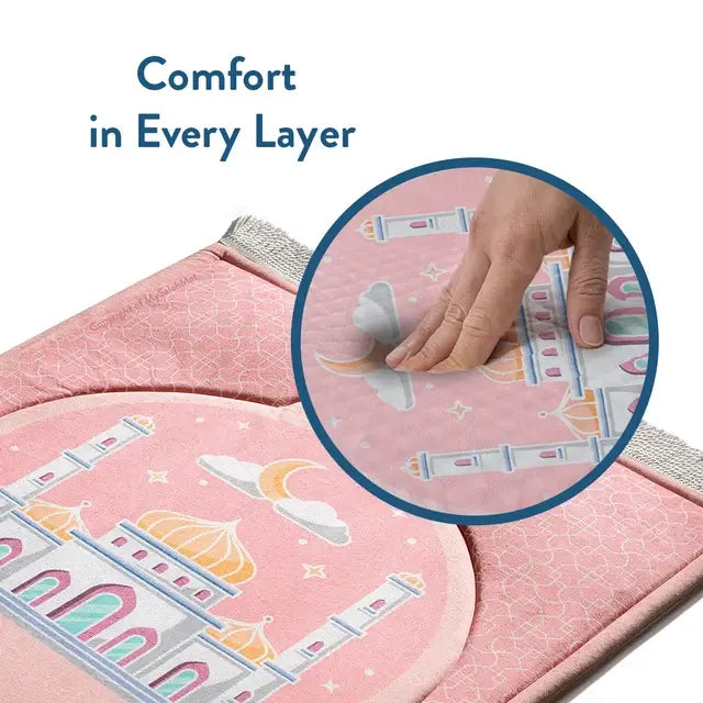 padded prayer mat for girls   