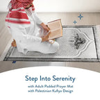 thick cushioned Kufiya prayer mat