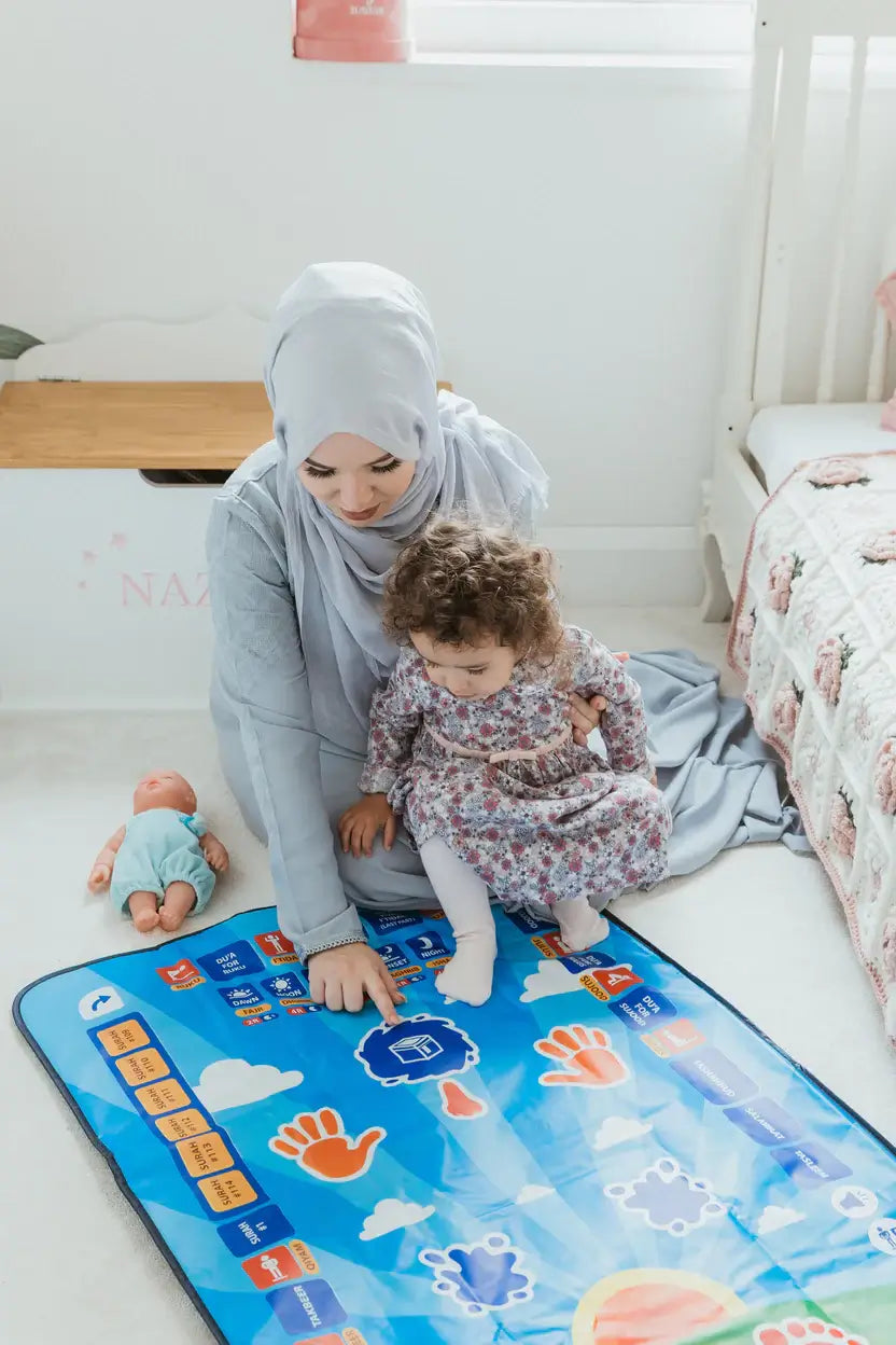 muslim kids prayer mat