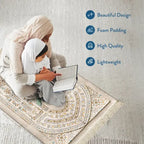 Indian arch cushioned prayer mat