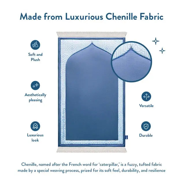 classic blue kids prayer mat