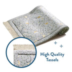 yellow floral Islamic prayer rug