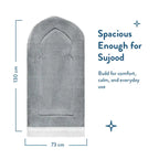 soft woven arch prayer rug   