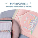 blush pink padded janamaz   