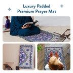 padded royal blossoms sajadah