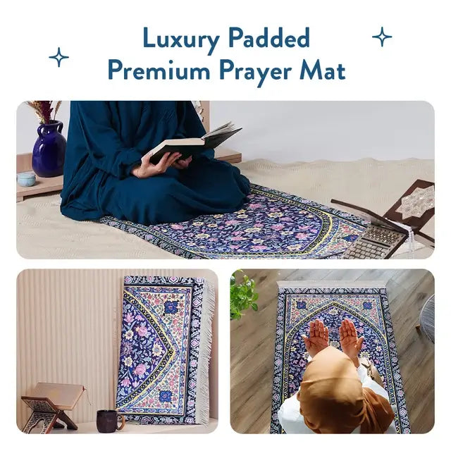 padded royal blossoms sajadah