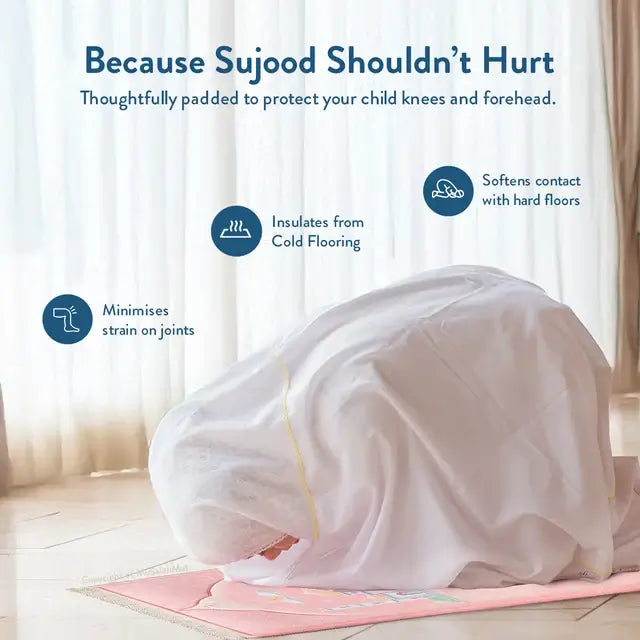 kids padded prayer rug   