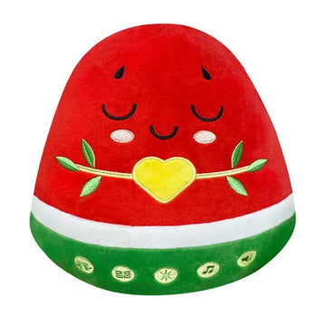 Interactive Nūr Watermelon Dua Pillow & Plushie | Islamic Toys for Kids
