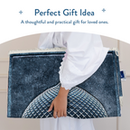 Adult Padded Prayer Mat with Crystal Dome Design by Urban Rugs UK | A beautiful Ramadan & Eid Gift for Loved Ones