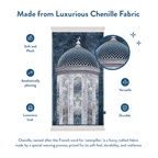 Adult Padded Prayer Mat with Crystal Dome Design by Urban Rugs UK | A beautiful Ramadan & Eid Gift for Loved Ones