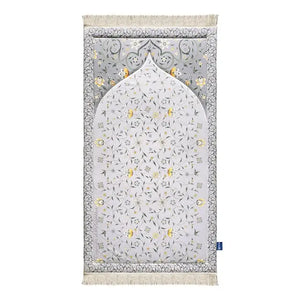 yellow floral vine prayer mat
