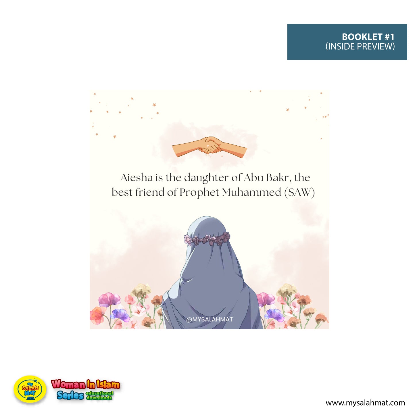 Women In Islam Educational Series, Learn about Islam, Educational PDF, Colourful download, Islam Homeschool