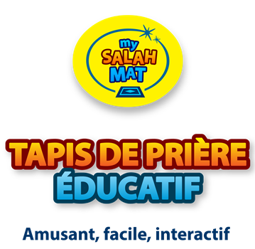 Grand Tapis de prière Intelligent et interactif pour enfant, ado et adulte  (français + 6 autres langues) - Educational Prayer Mat - Smart Carpet